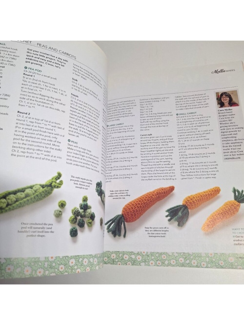 Mollie Makes UK Magazine Issue 5 2011 Crochet Vegetables Linen Kit Retro Craft - Picture 11 of 13